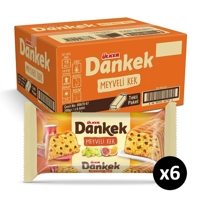 Dankek Fruit Cake - 200g x 6 Packs