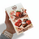 Professional Strawberry Cream-Filled Chocolate Bar - 16 Packs x 85g