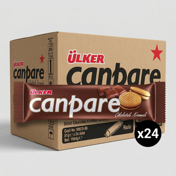 Canpare Chocolate Cream Biscuits - 81g x 24 Pieces