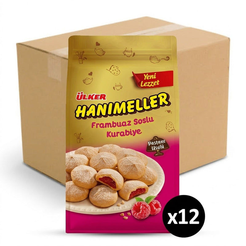 Hanimeller Raspberry Cookies Bag - 150g x 12 Bags