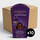Godiva Chocolate Domes Double Chocolate - 123 g x 10 Pieces