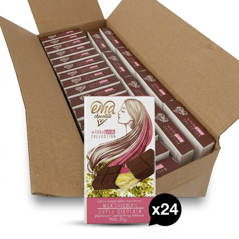 Angel Hair Chocolate with Pistachio & Cotton Candy - 55gr - Aladdin Business