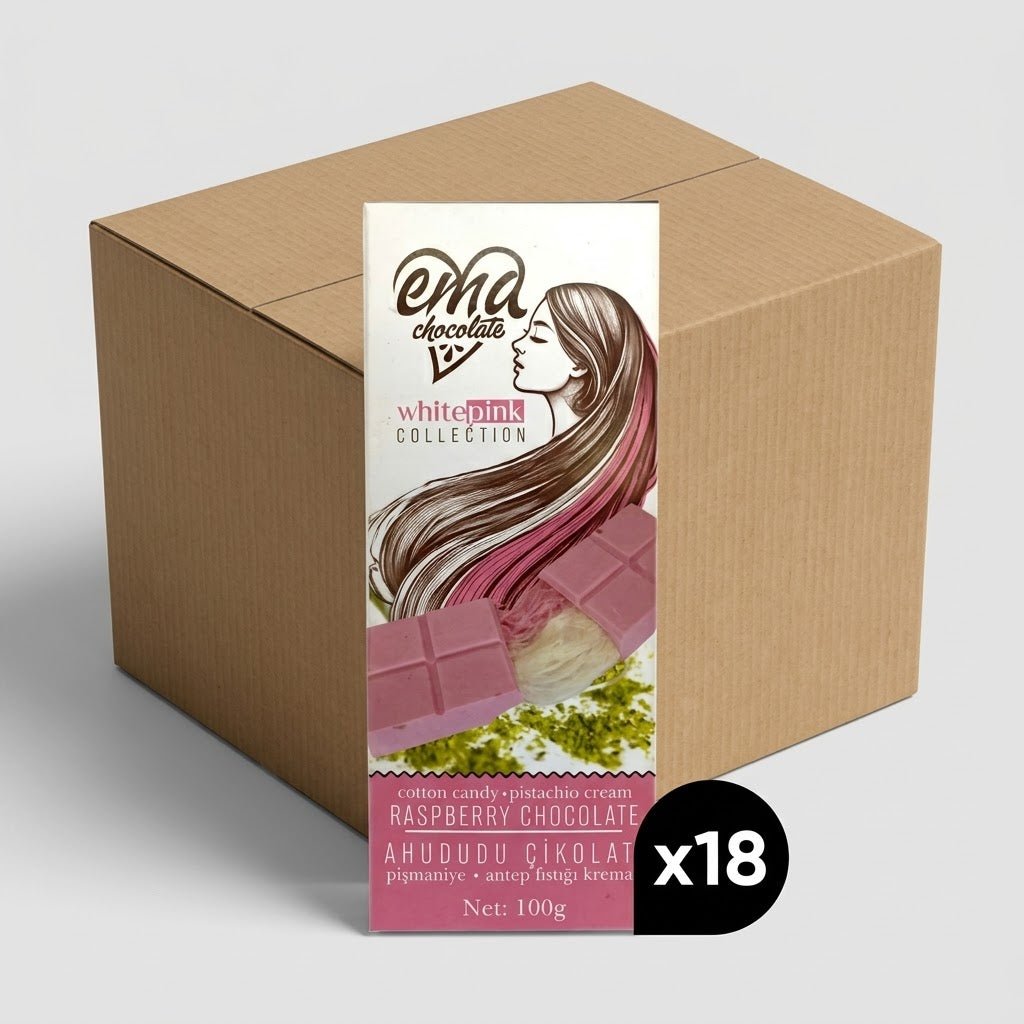 Angel Hair Raspberry Chocolate with Pistachio & Cotton Candy - 100gr - Aladdin Business