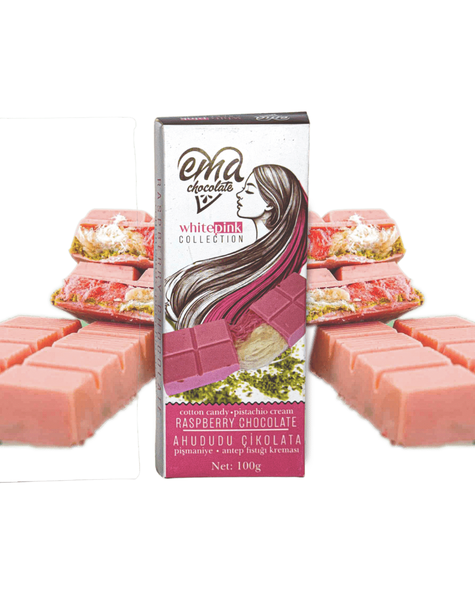 Angel Hair Raspberry Chocolate with Pistachio & Cotton Candy - 100gr - Aladdin Business