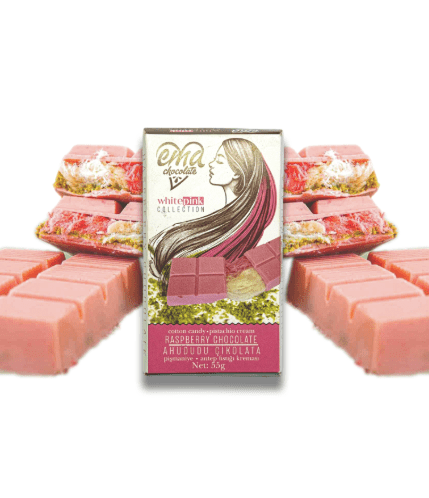 Angel Hair Raspberry Chocolate with Pistachio & Cotton Candy - 55gr - Aladdin Business