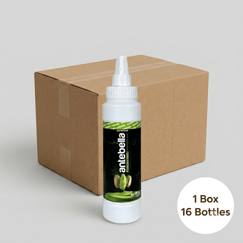 Antebella Pistachio Sauce (%11 Pistachio) – 1 Box - 16 Bottles x 320 g - Aladdin Business