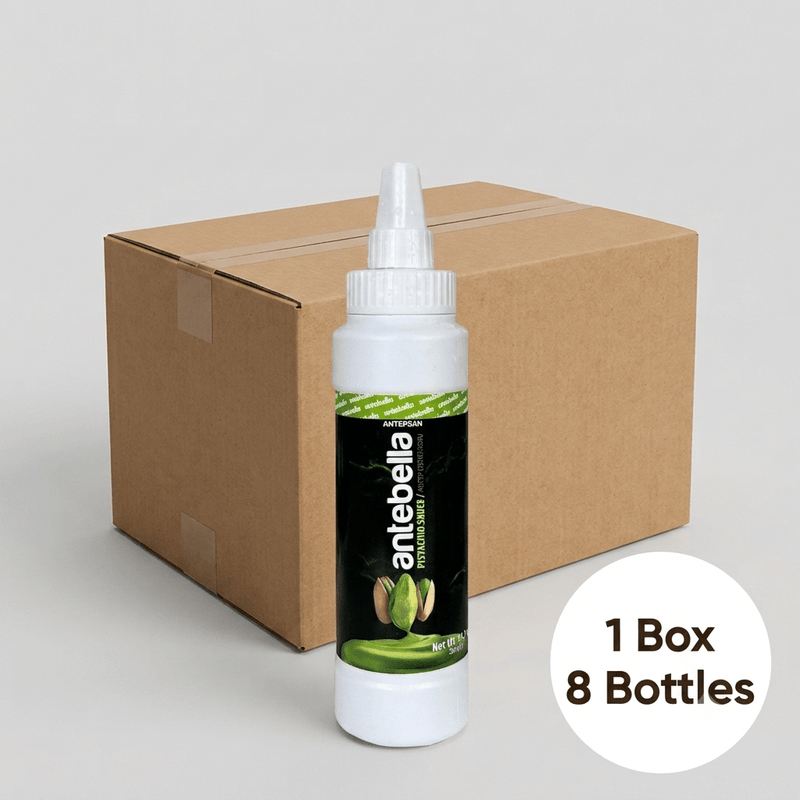 Antebella Pistachio Sauce (%11 Pistachio) – 1 Box - 8 Bottles x 700 g - Aladdin Business
