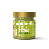 Antebella Spreadable Pistachio Cream (%15 Pistachio) – 1 Box - 12 Jars x 200 g Glass Jar - Aladdin Business