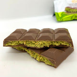Kadayif Chocolate with Pistachio | Best Kadayif Dubai Chocolate Bar - 45 Pieces x 100g
