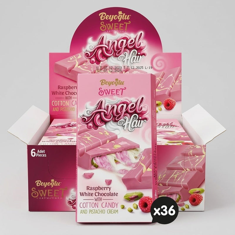 Beyoglu | Angel Hair Raspberry Chocolate with Cotton Candy and Pistachio Cream - Aladdin Business