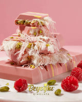 Angel Hair Raspberry Chocolate with Cotton Candy and Pistachio Cream - 36 Pieces x 170 gr