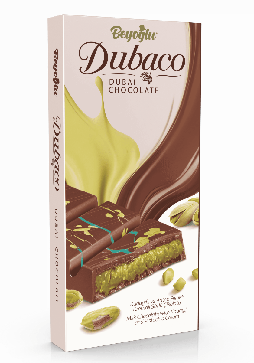 Dubaco Crispy Kadayif Dubai Chocolate - 72 Pieces x 95 gr