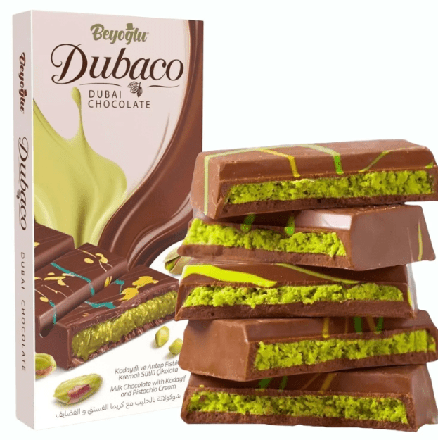 Dubaco Crispy Kadayif Dubai Chocolate - 72 Pieces x 95 gr