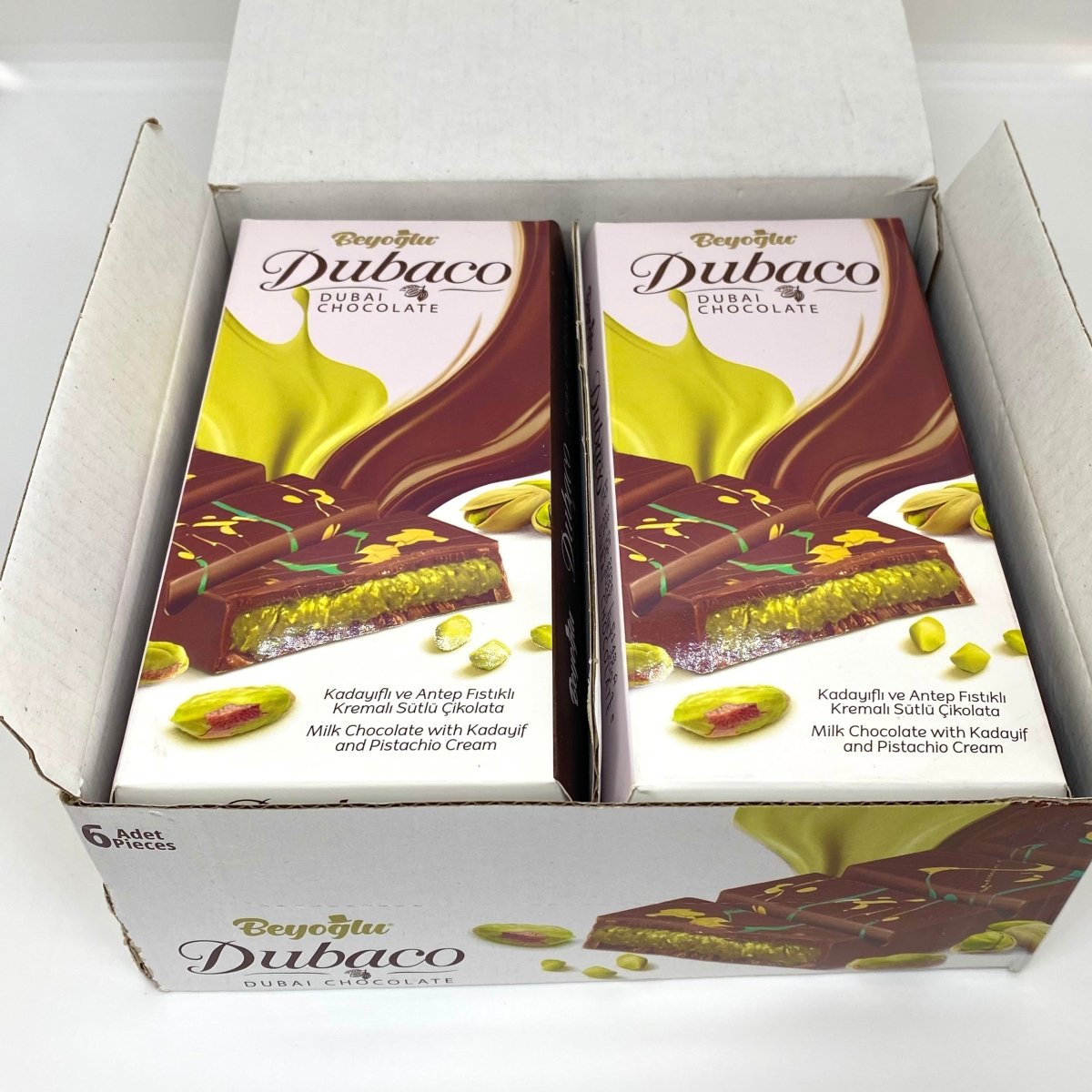 Dubaco Crispy Kadayif Dubai Chocolate - 72 Pieces x 95 gr