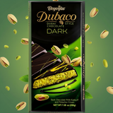 Dubaco Premium Dubai Style Dark Chocolate with Pistachio Cream & Crispy Kadaif - 36 Pieces x 200g