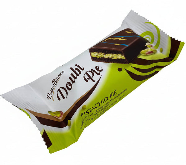 Dubai Cocoa & Pistachio Doubi Pie Cake - 144 Pieces x 40 gr