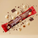 Hazelnut Rain Premium Chocolate Bar with Chopped Roasted Hazelnuts - 144 Pieces x 35g