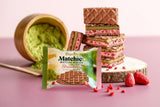 Matchico Premium Matcha Wafer - Strawberry Cream - 144 Pieces x 32g