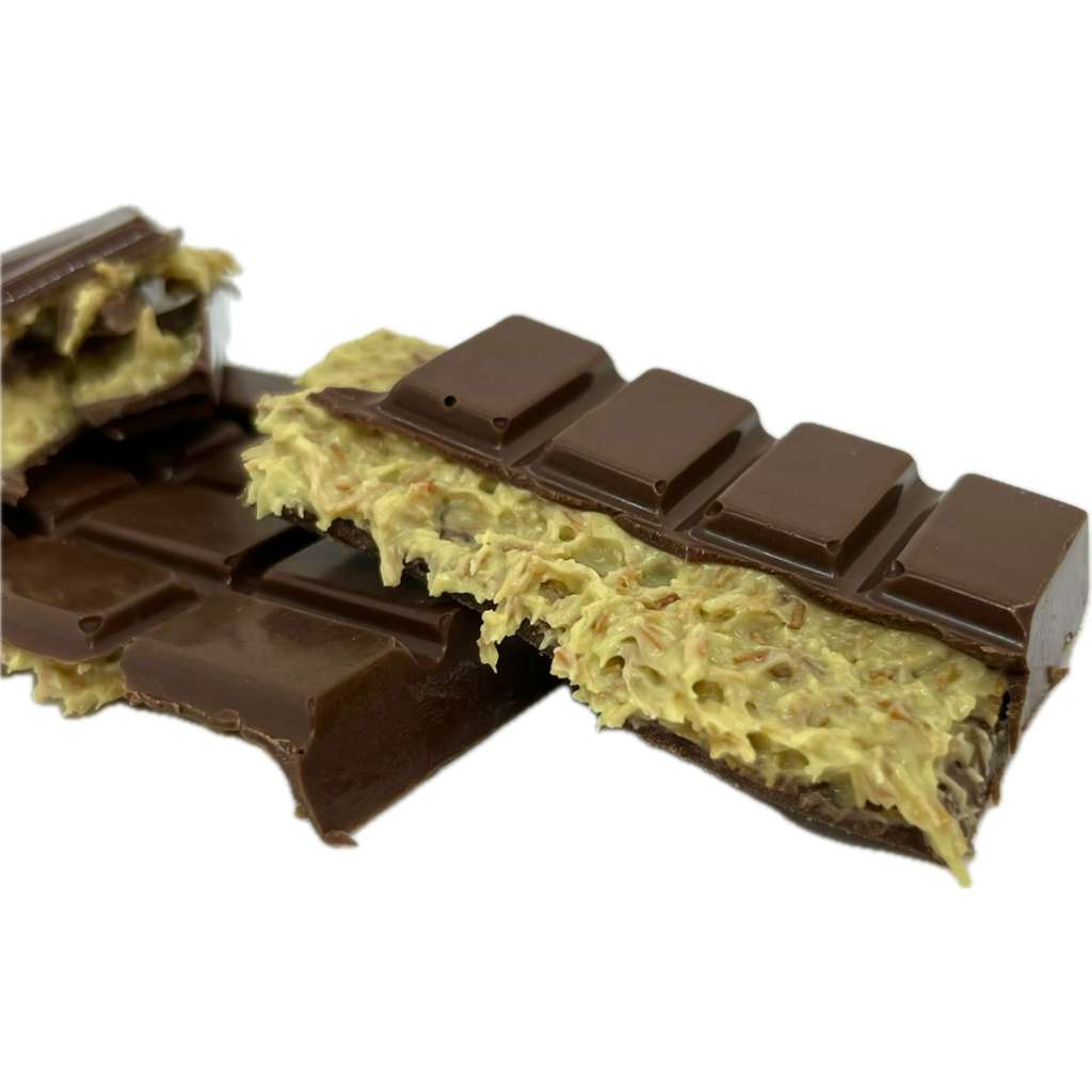 BiDu Premium Crispy Dubai Chocolate with Pistachio & Kadaif - 20 Pieces x 100g
