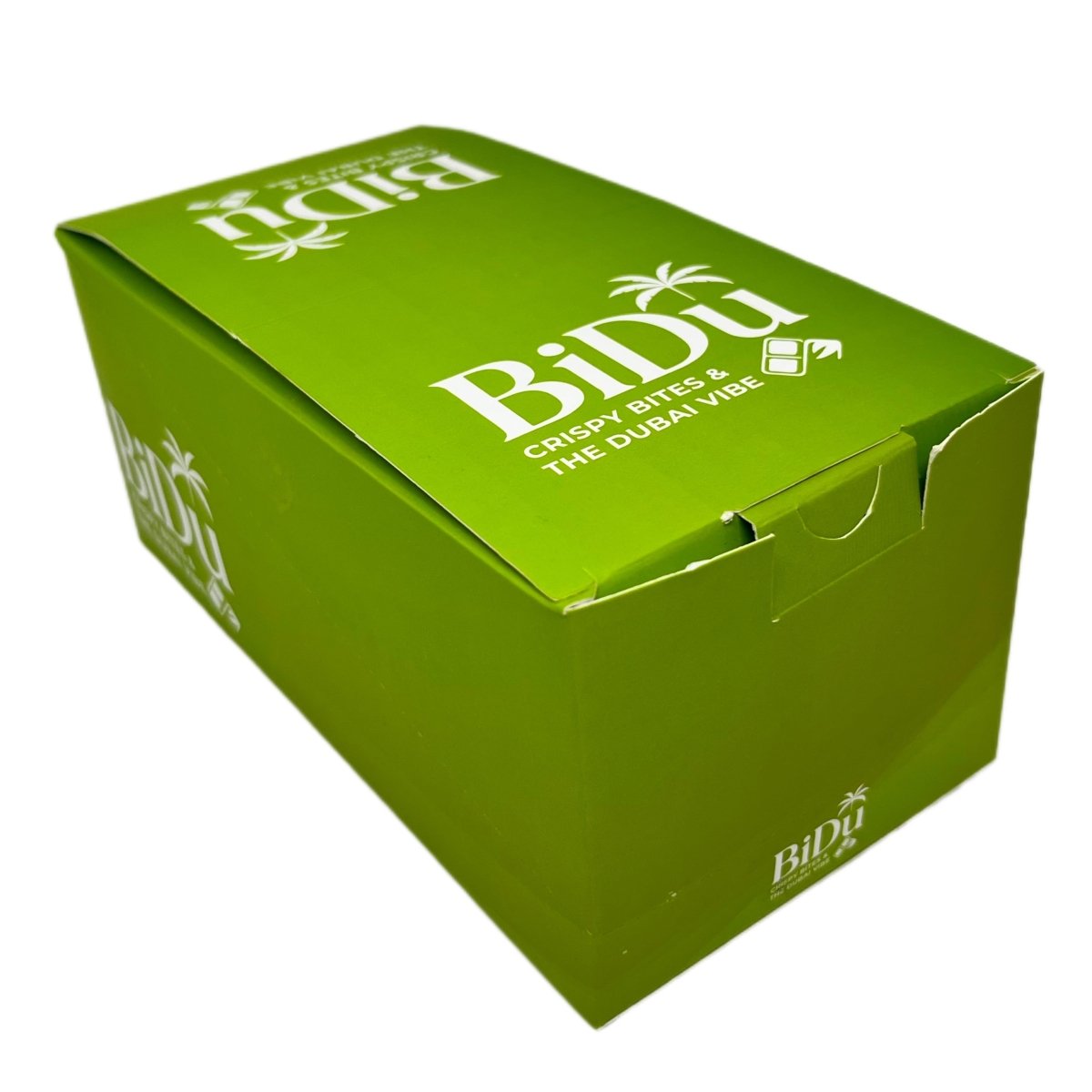 BiDu Premium Dubai-Style Chocolate with Pistachio & Shredded Wheat - 540 Pieces x 17g