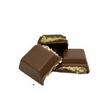 BiDu Premium Dubai-Style Chocolate with Pistachio & Shredded Wheat - 540 Pieces x 17g