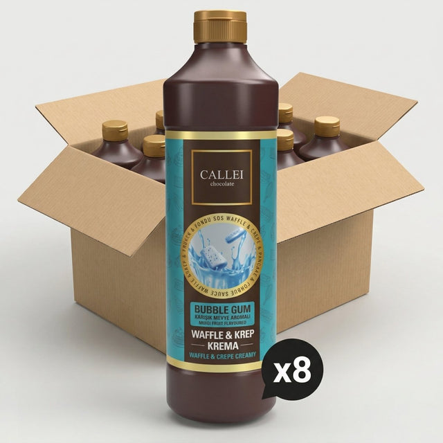 Callei Bubble Gum Cream for Waffle, Pancake & Desserts 1000gr - Aladdin Business