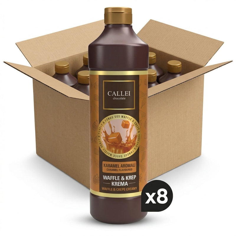 Callei Caramel Sauce 1000g – Gourmet Dessert Topping for Waffles & Pancakes - Aladdin Business