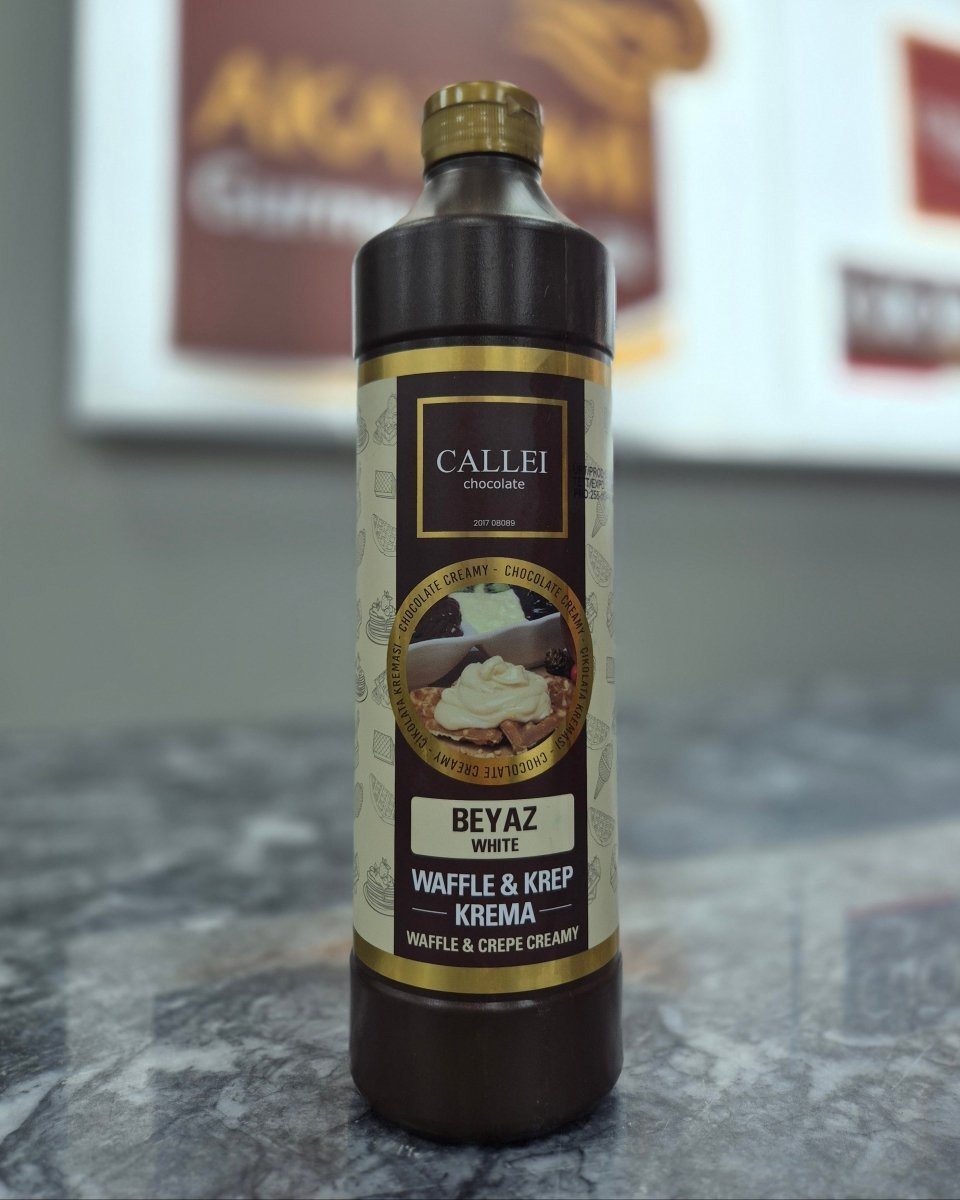 Callei White Chocolate Cream for Waffle, Pancake, Crepe & Fondue 1000gr - Aladdin Business