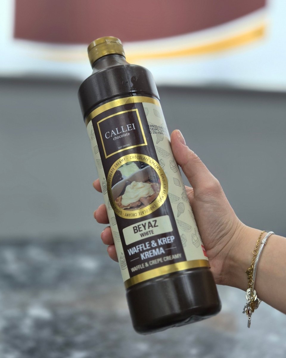 Callei White Chocolate Cream for Waffle, Pancake, Crepe & Fondue 1000gr - Aladdin Business