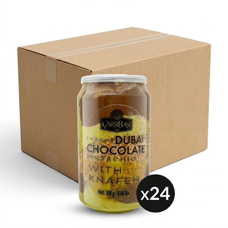 Carsibasi Viral Dubai Chocolate Spread (Pistachio & Knafeh) - 300g Jar - Aladdin Business