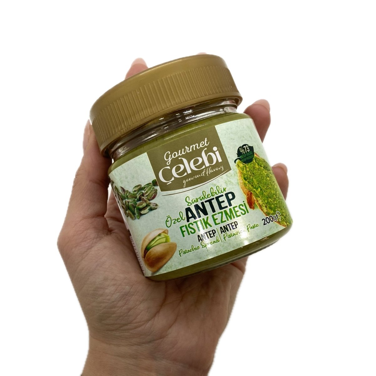 Premium Antep Pistachio Butter (Chunks) - 200g x 12 Jars