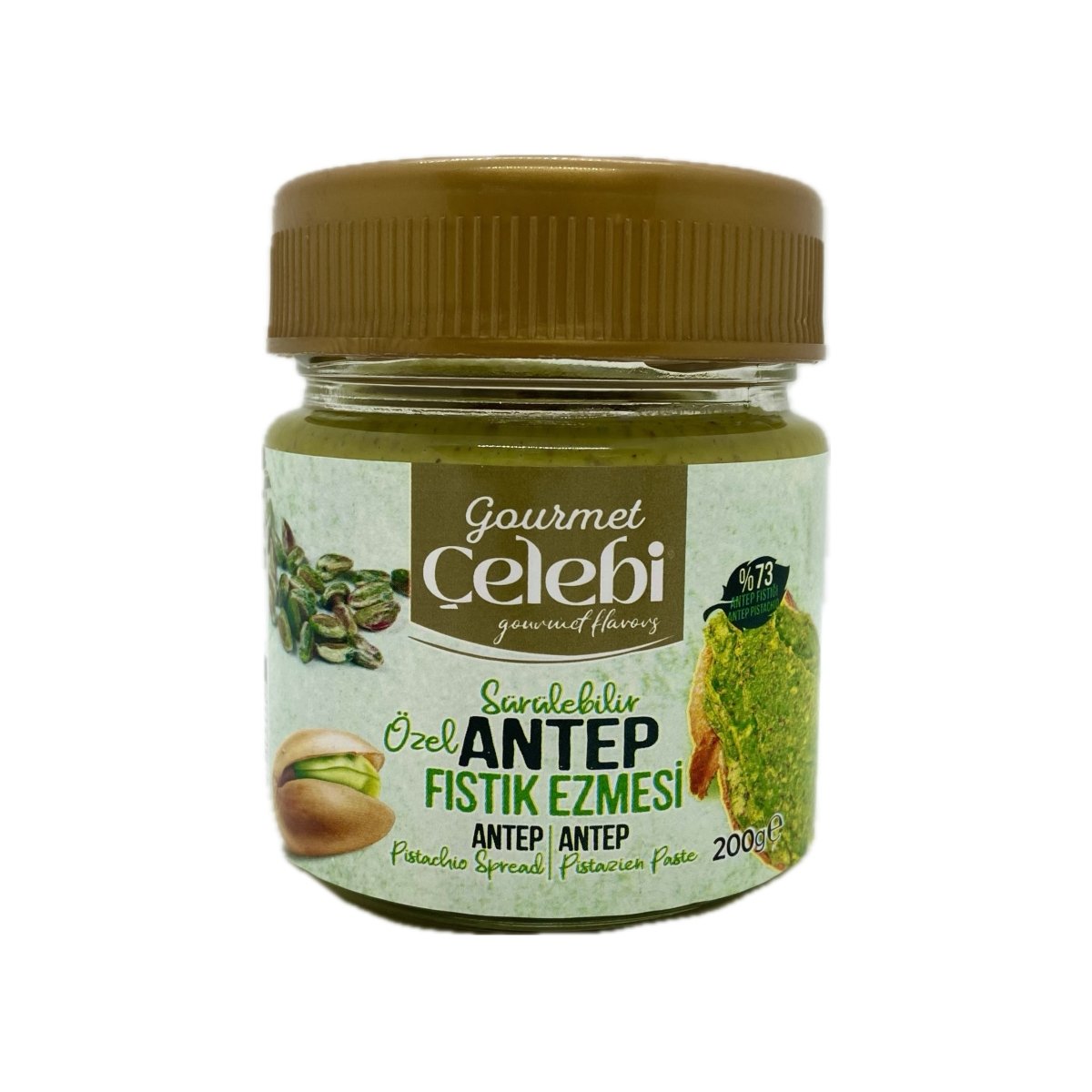 Premium Antep Pistachio Butter (Chunks) - 200g x 12 Jars
