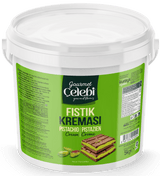 Celebiogullari Professional Antep Pistachio Cream (20% Pistachio) - 500g, 1kg & 5kg Buckets - Aladdin Business
