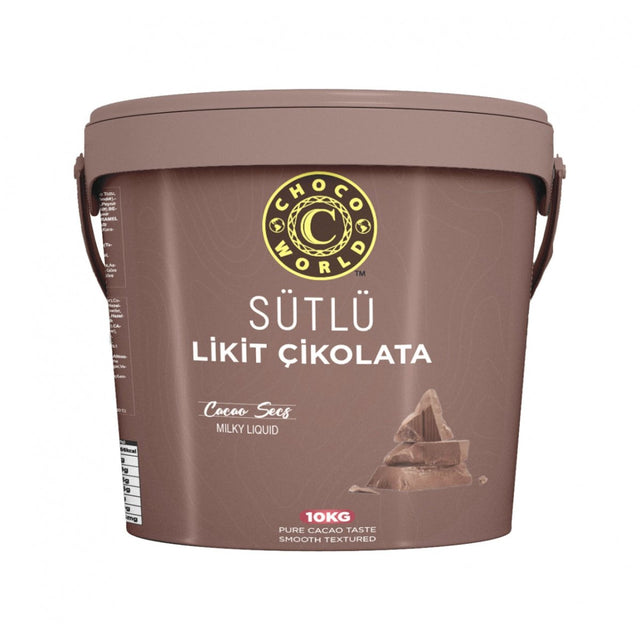 Chocoworld Milk Liquid Chocolate | 10kg Bulk Pack - Aladdin Business