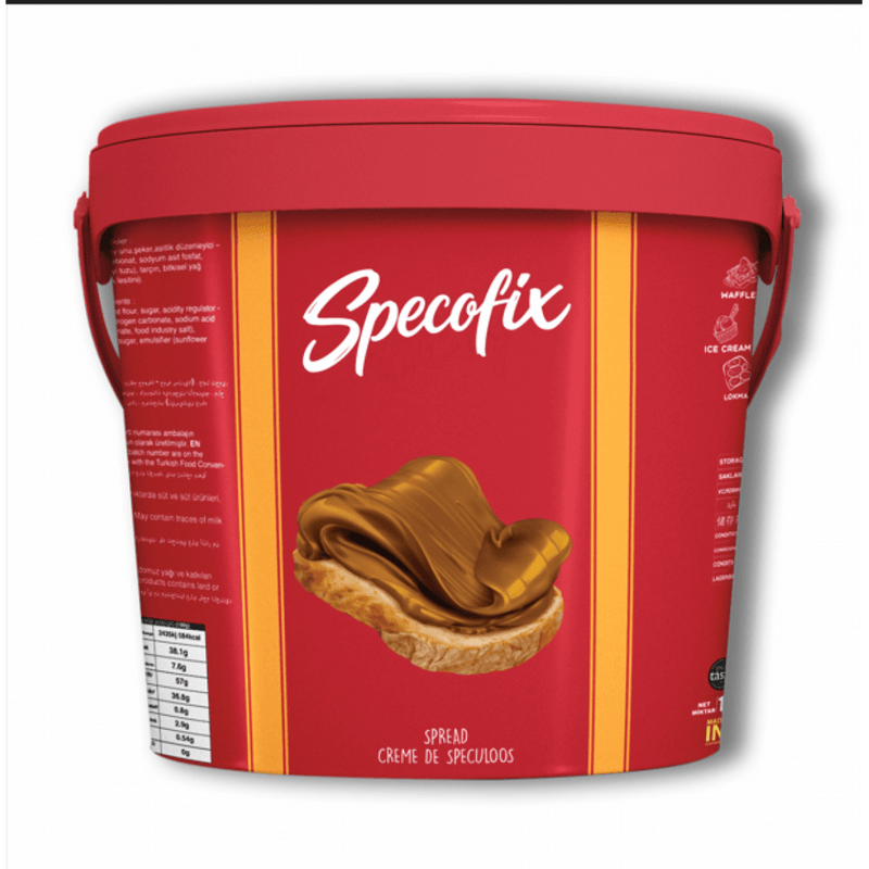 Chocoworld Specofix Crema - Speculoos Spread | 3kg x 2 Buckets Case - Aladdin Business