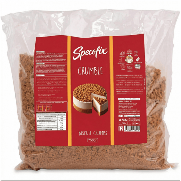Chocoworld Specofix Crumble - Biscuit Topping | 1kg x 6 Bottles Case - Aladdin Business