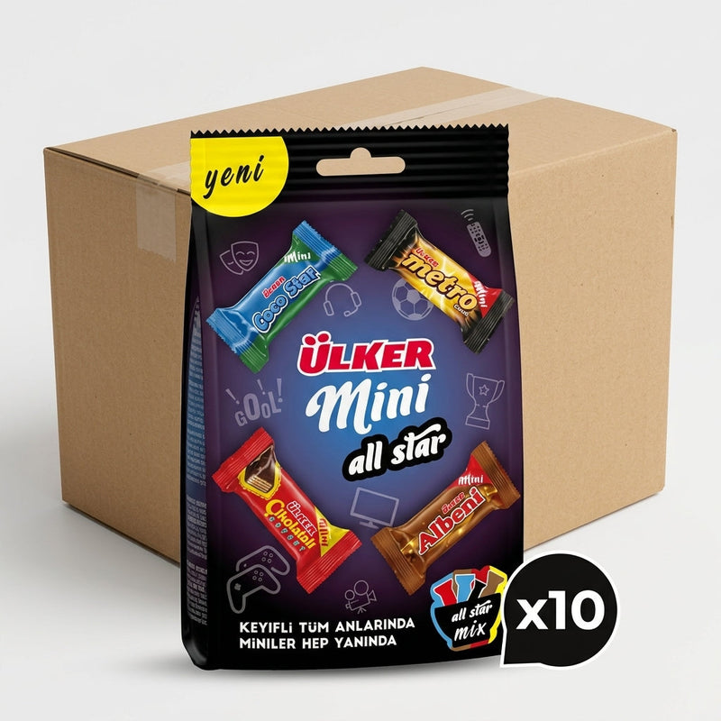 Mini All Star Chocolates Bag - 91g x 10 Bags