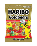 Classic Golden Gummy Bear Candy - 1 Case - 180 Packs x 80g Each