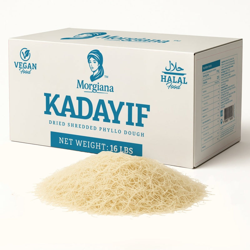 Dried Kataifi/Kadayif - Bulk Shredded Phyllo Dough - 16lb (7.25kg)