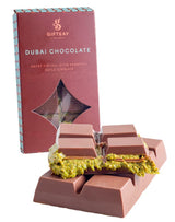 Dubai Chocolate - 200g Belgian Chocolate with Pistachio & Kadayif - 200g x 10 Bars