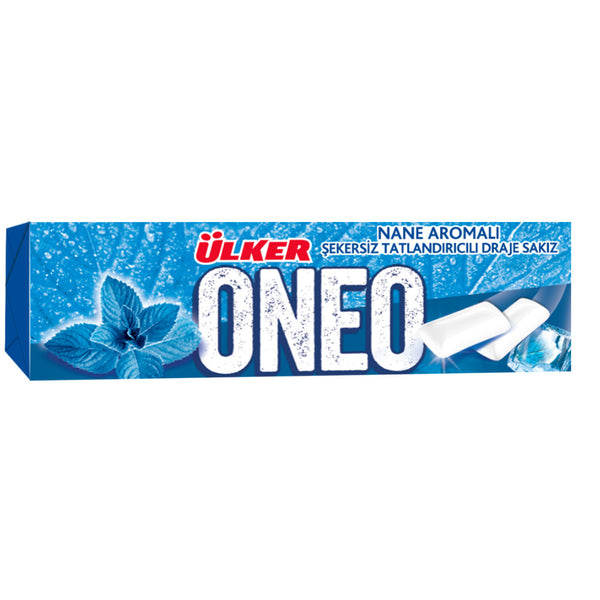 Refreshing Mint Flavored Dragee Gum - 1 Case - 180 Packs x 14g Each