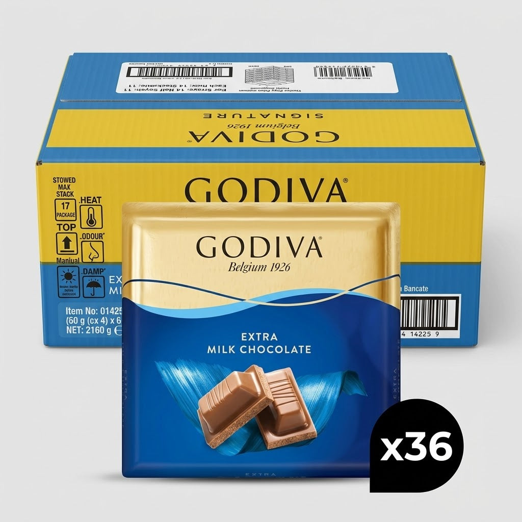 Godiva Extra Chocolate - 60g x 36 Pieces