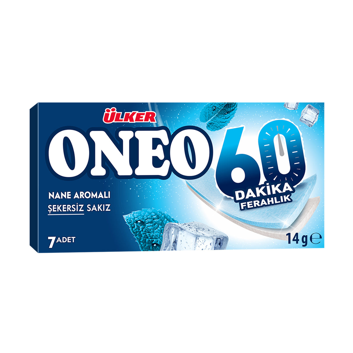 Professional Long-Lasting Mint Chewing Gum - 1 Case - 162 Packs x 14g Each