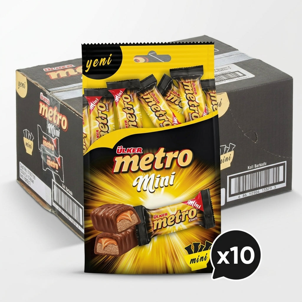 Metro Mini Chocolate Bag - 102g x 10 Bags