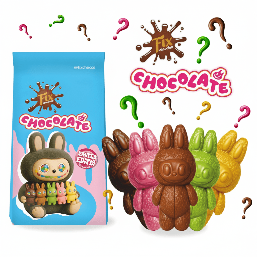 Collectible Mystery Bunny - Assorted - 40 Mystery Packs x 60g-80g Each