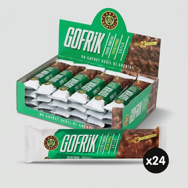 Gofrik Chocolate Bar with Antep Pistachios - Aladdin Business