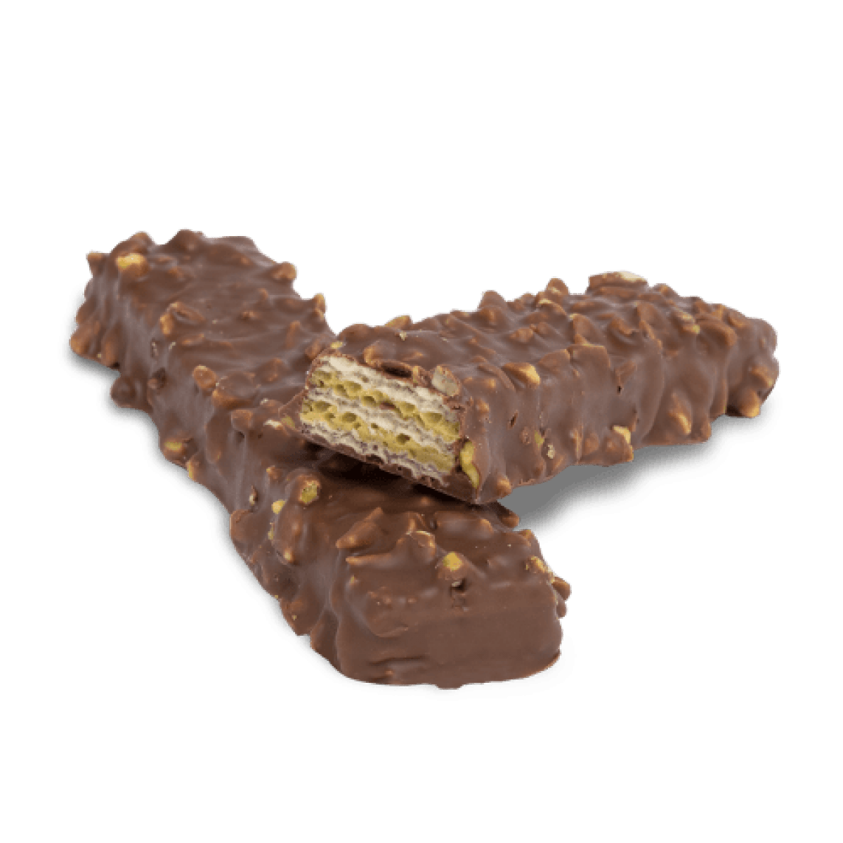 Gofrik Chocolate Bar with Antep Pistachios - 33g x 24 Pieces