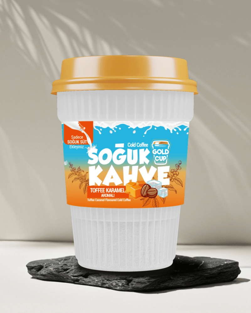 Gold Cup Cold Coffee - Toffee Caramel | Case of 120 - Aladdin Business
