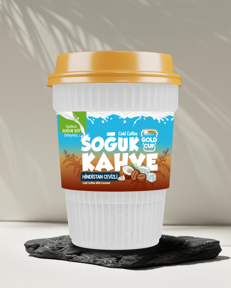 Gold Cup Cold Coffee with Coconut | Case of 120 - Aladdin Business