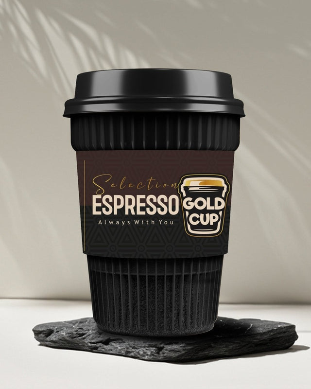 Gold Cup Espresso Instant Coffee Cups | Case of 120 - Aladdin Business